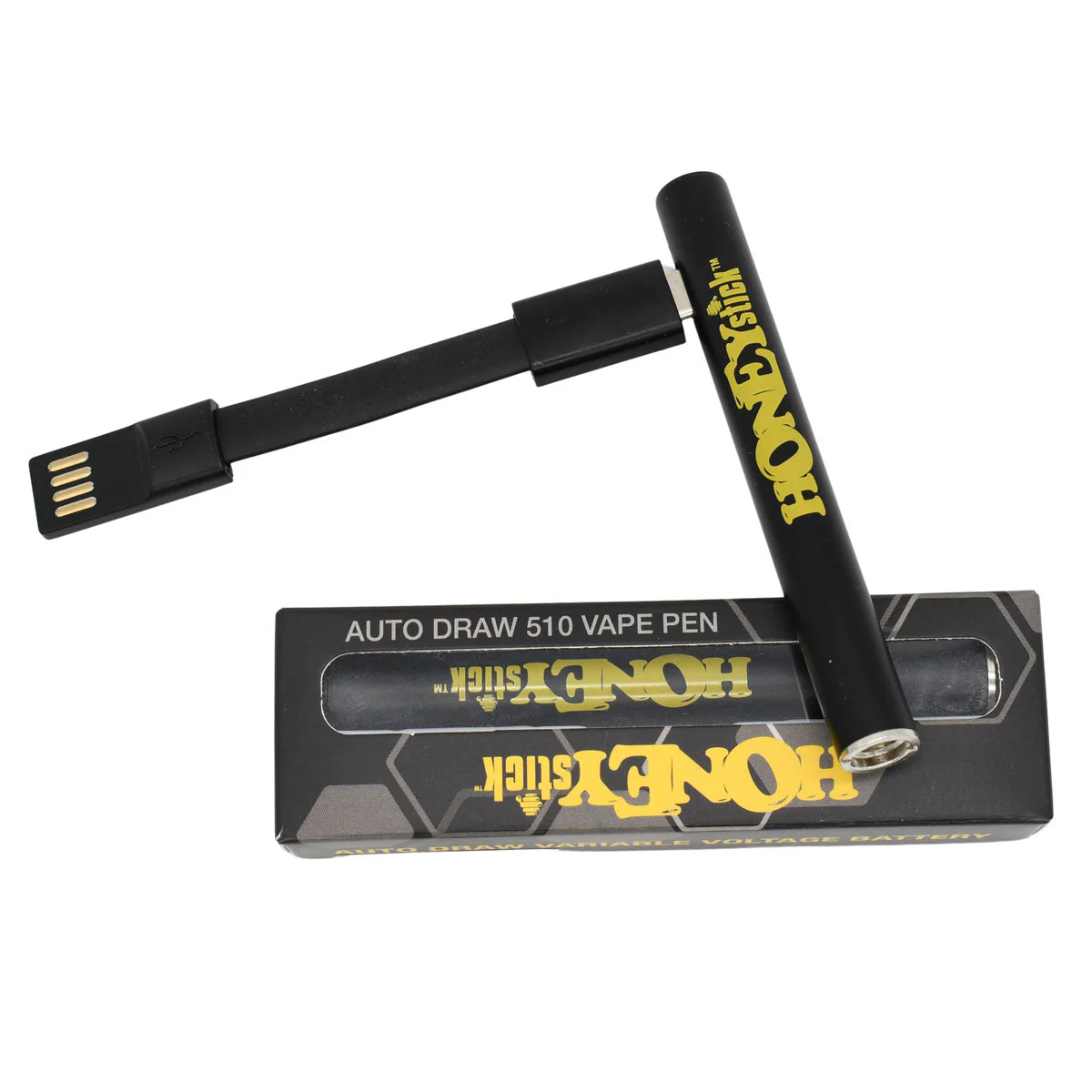 HoneyStick Buttonless Gen 2 Auto Draw 510 Thread Vape Cart Pen Battery - Image 8