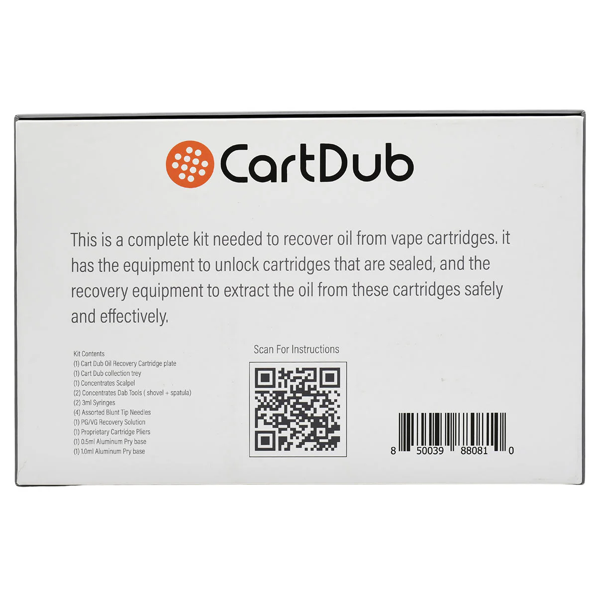 CartDub COMPLETE Vape Cart Oil Removal Kit - Image 8