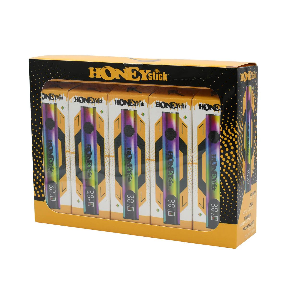 Honeystick Digital 510 Thread Vape Cart Pen Battery - Image 14