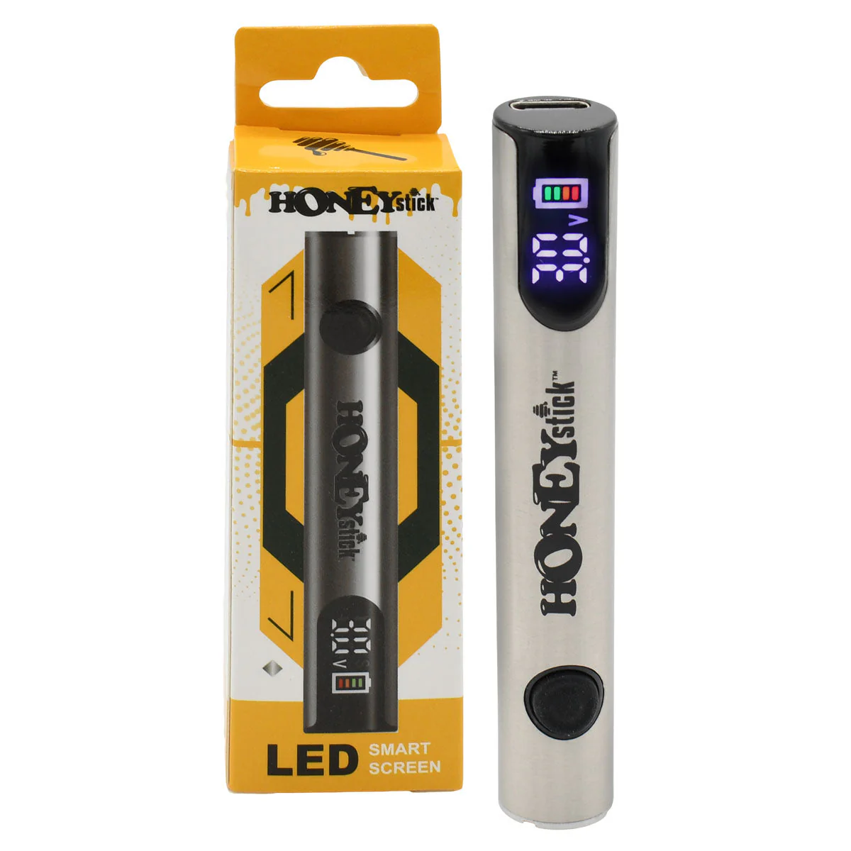 Honeystick Digital 510 Thread Vape Cart Pen Battery - Image 15