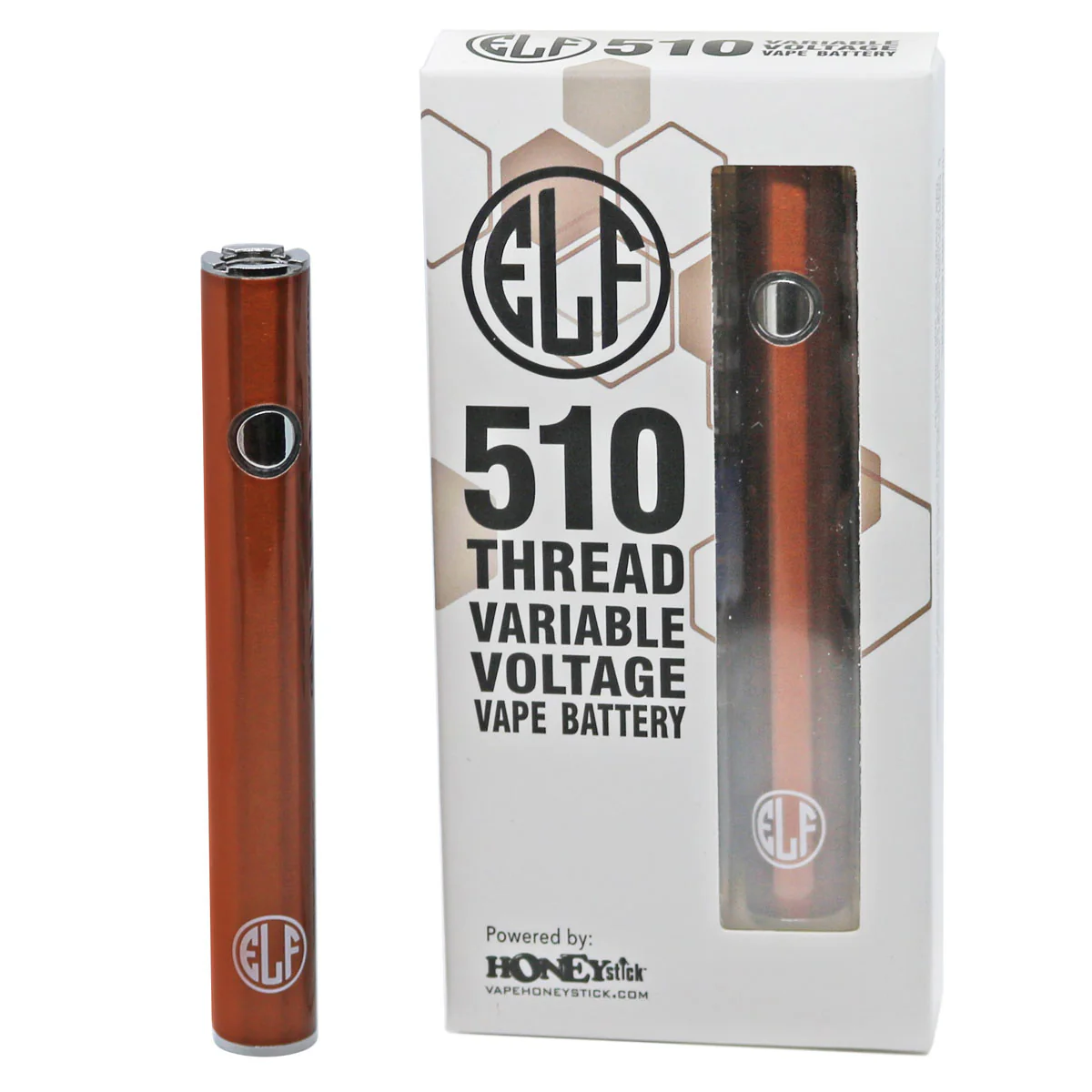 Honeystick ELF 510 Thread Vape Cart Pen Battery - Image 7