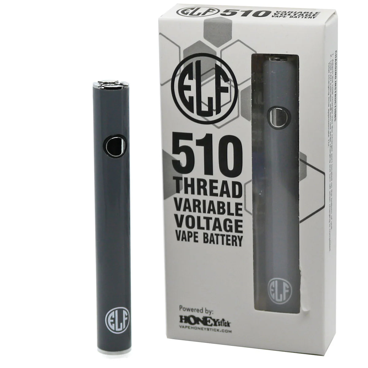 Honeystick ELF 510 Thread Vape Cart Pen Battery - Image 8