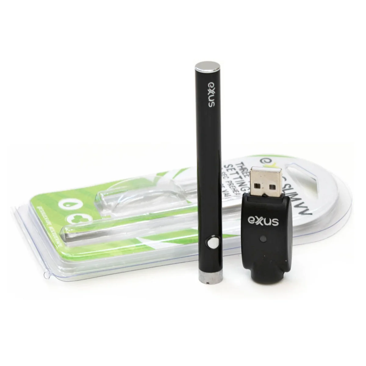 Exxus Slim VV 510 Thread Vape Cart Pen Battery - Image 3