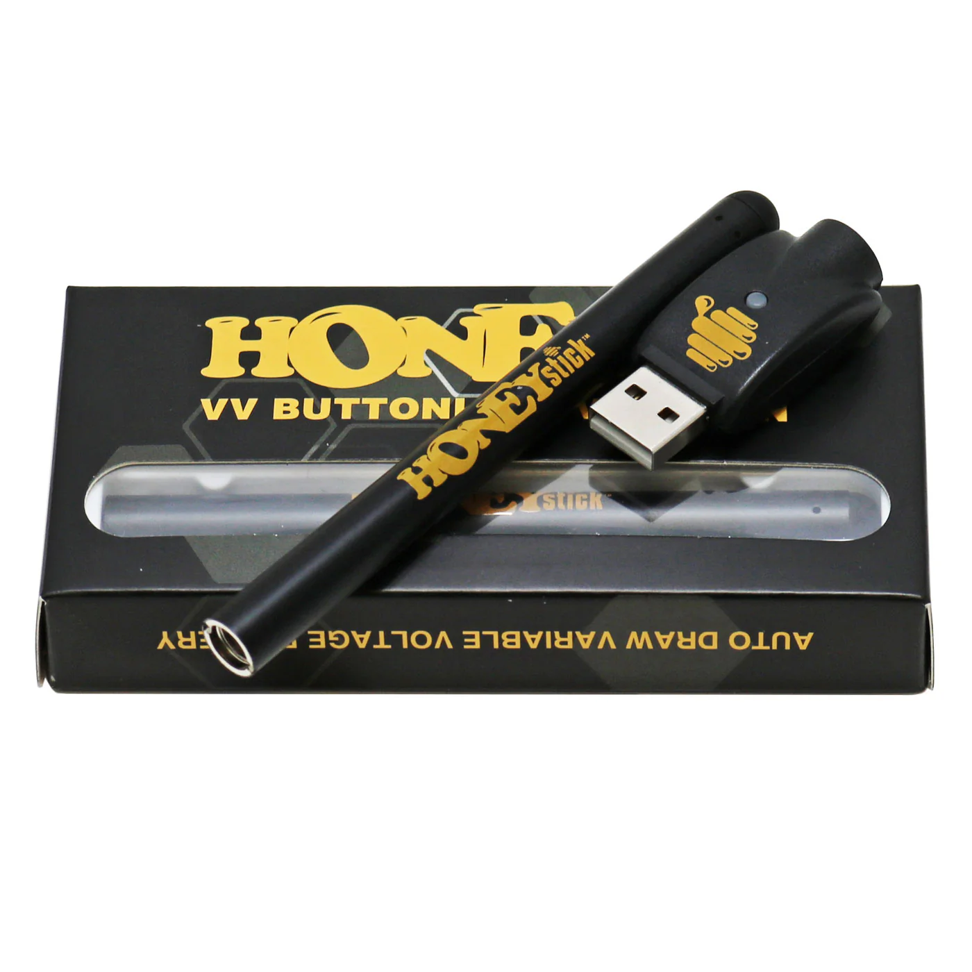 Honeystick Buttonless VV510 Thread Cart Vape Pen Battery - Image 7