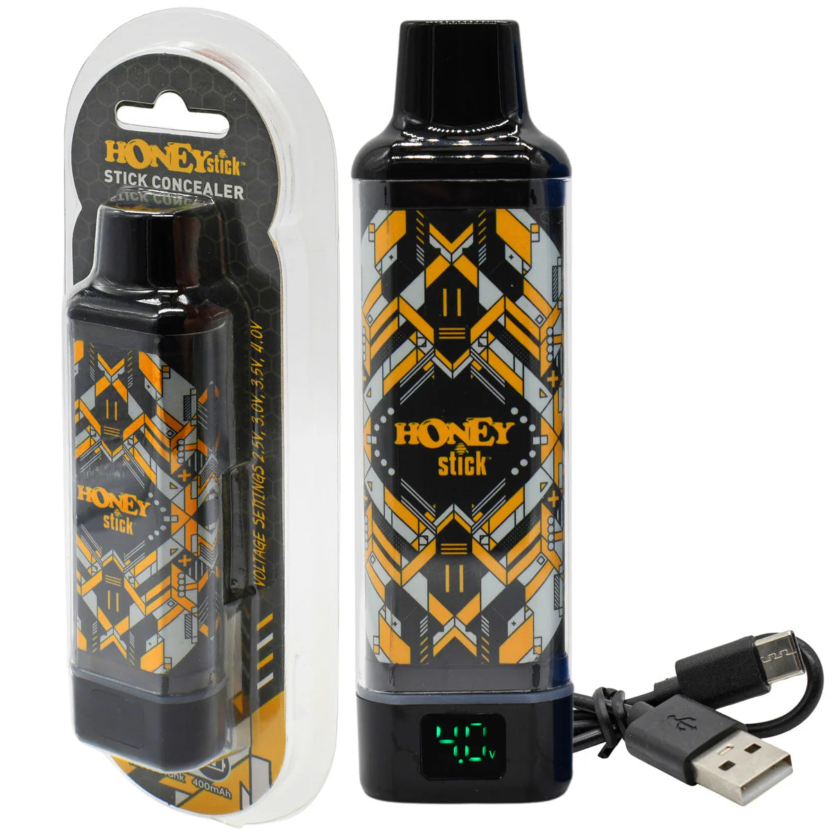 HoneyStick Stick Concealer 510 Thread Vape Cart Battery - Image 3