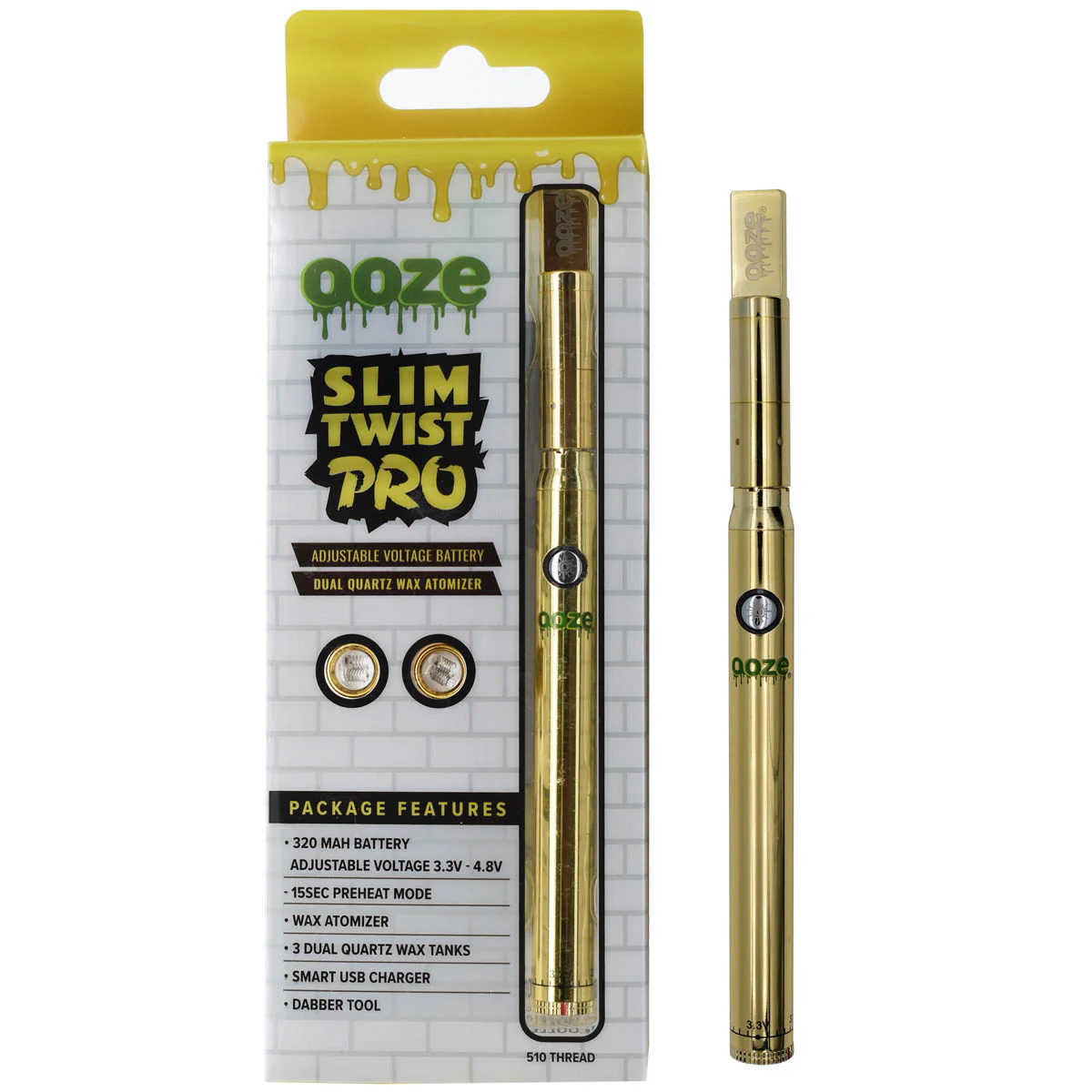 Ooze Slim Twist Pro Wax Pen Starter Kit - Image 5