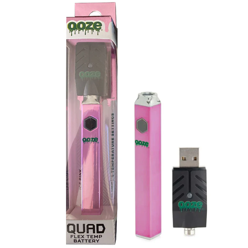 Ooze Quad Flex Temp 510 Thread Vape Pen - Image 11