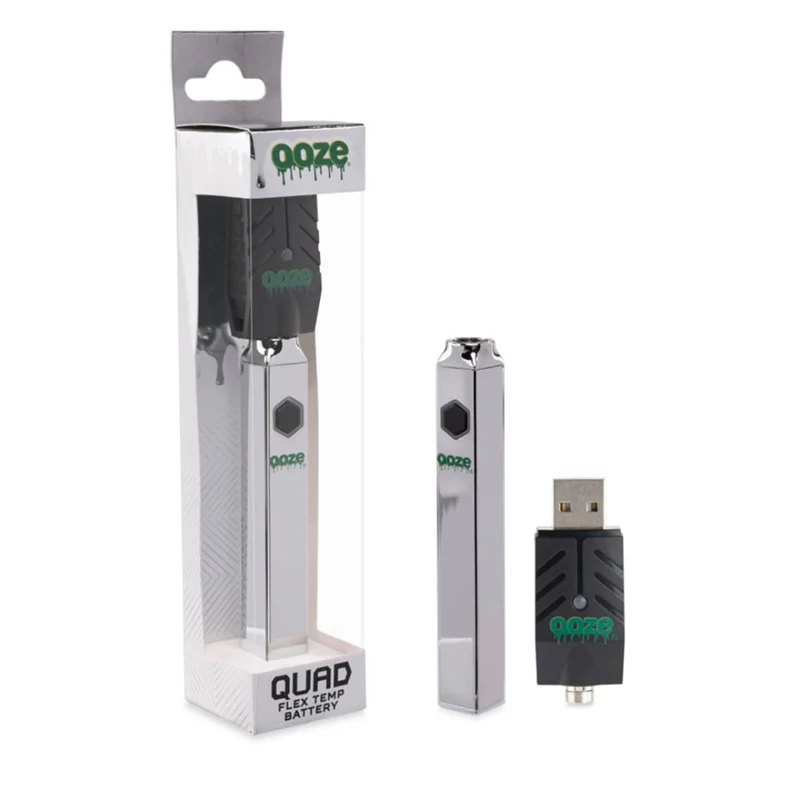 Ooze Quad Flex Temp 510 Thread Vape Pen - Image 3