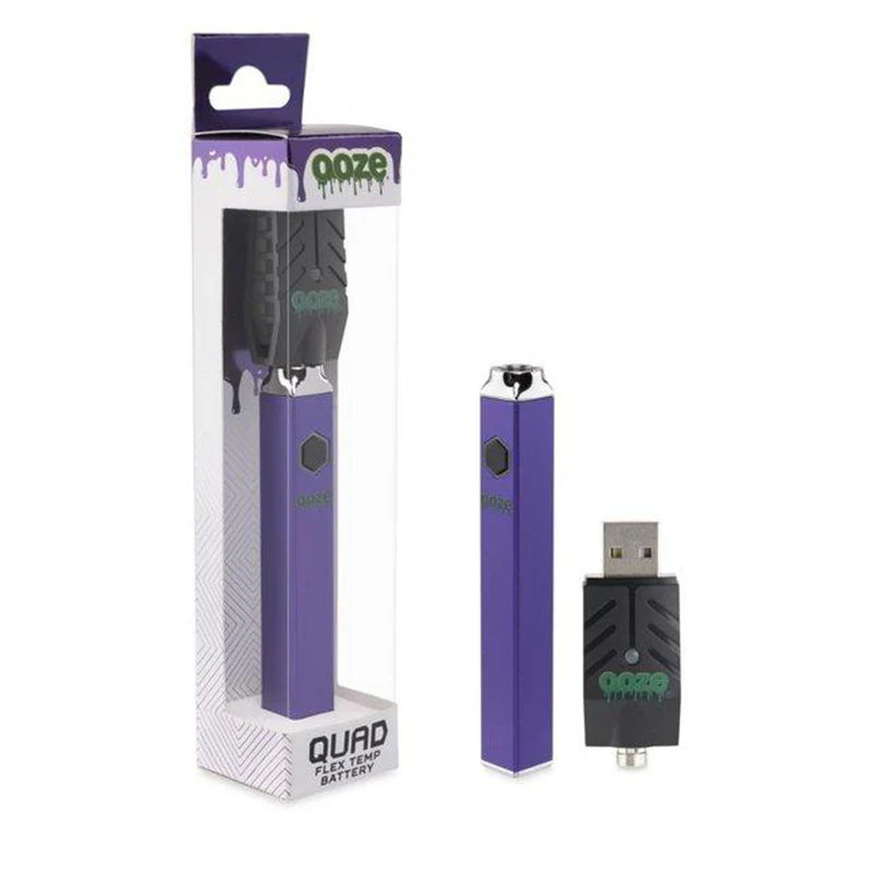 Ooze Quad Flex Temp 510 Thread Vape Pen - Image 6
