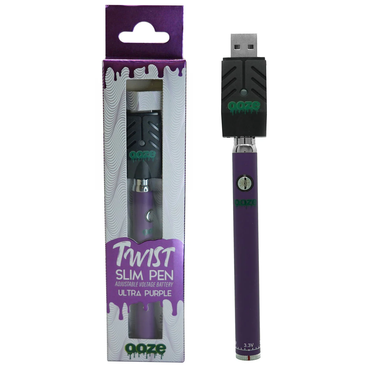Ooze Slim Twist 510 Thread Vape Cart Pen Battery - Image 11