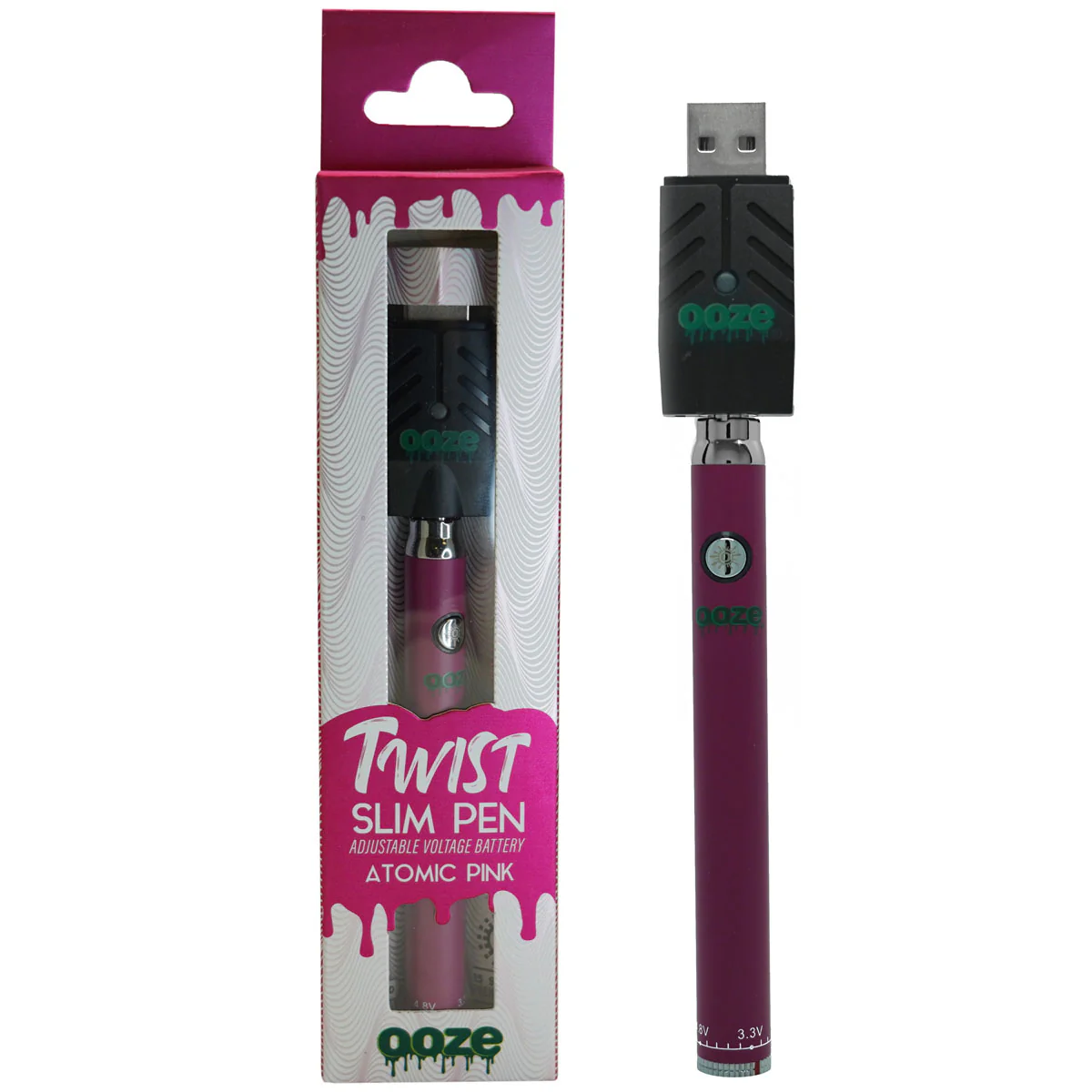 Ooze Slim Twist 510 Thread Vape Cart Pen Battery - Image 16