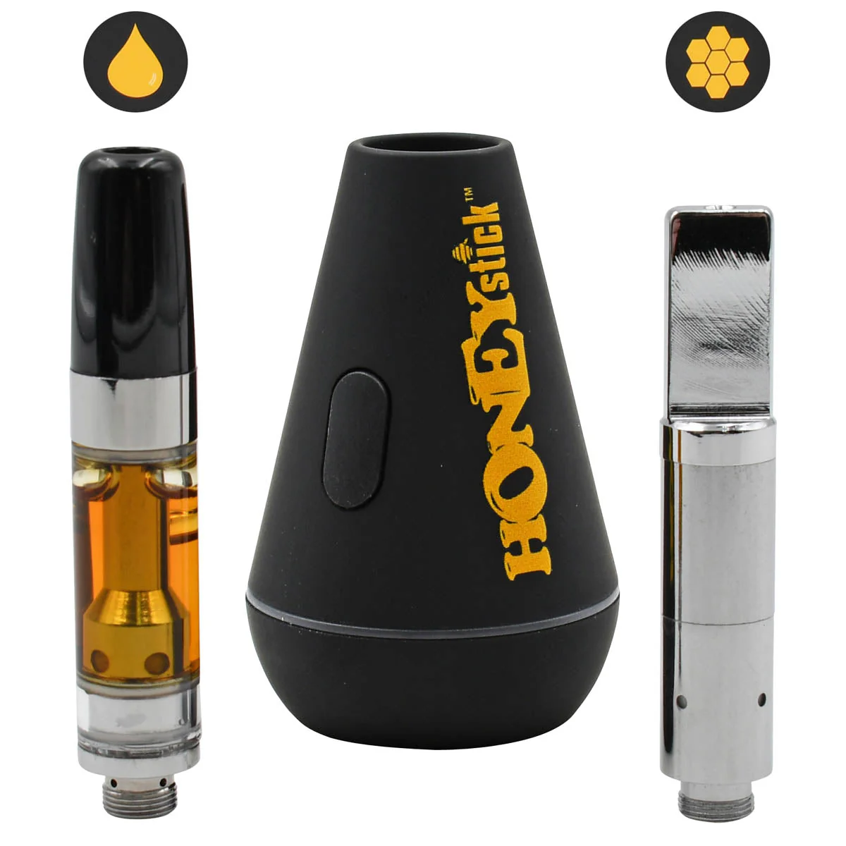 Honeystick Pyramid 510 Thread Vape Cart Battery - Image 12