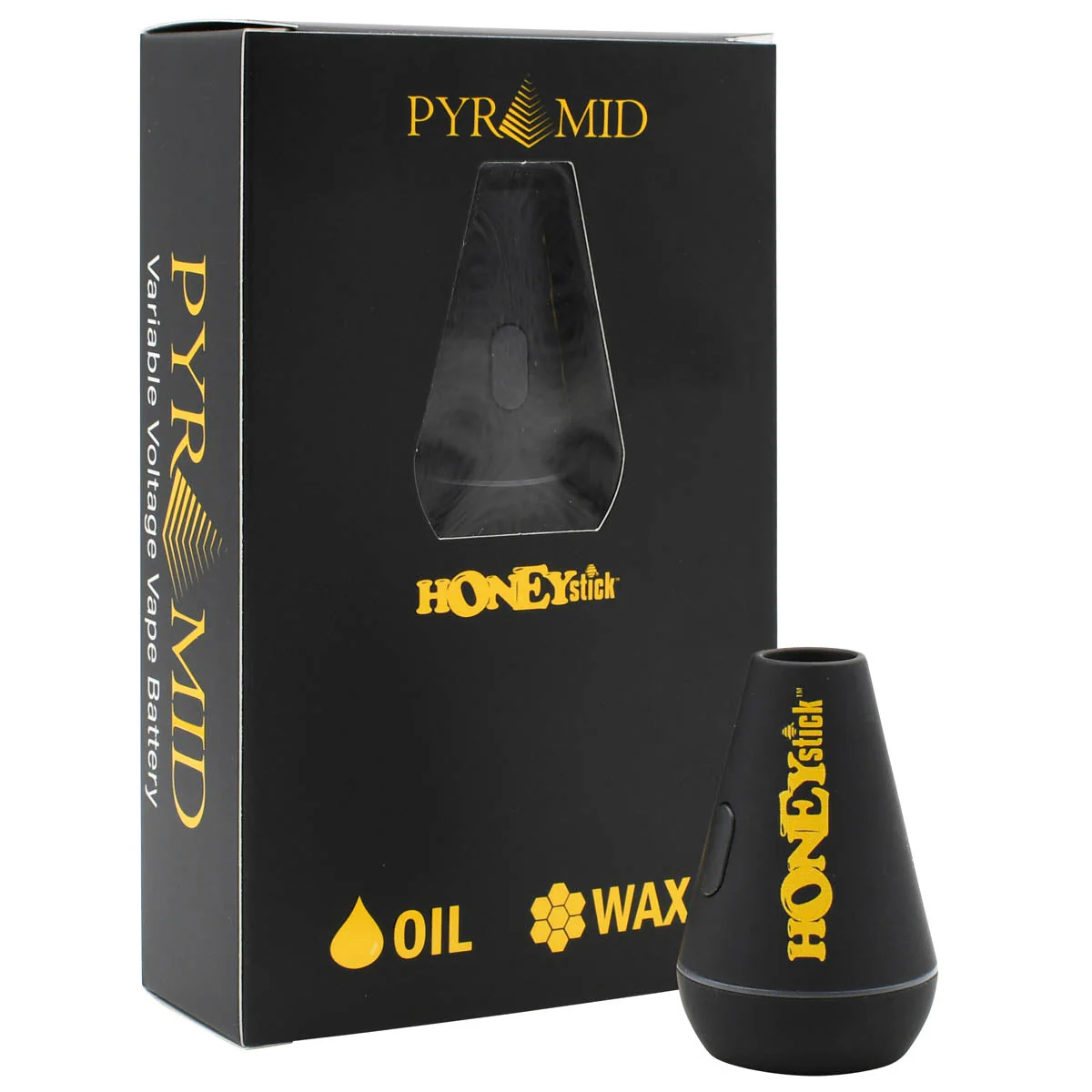 Honeystick Pyramid 510 Thread Vape Cart Battery - Image 15