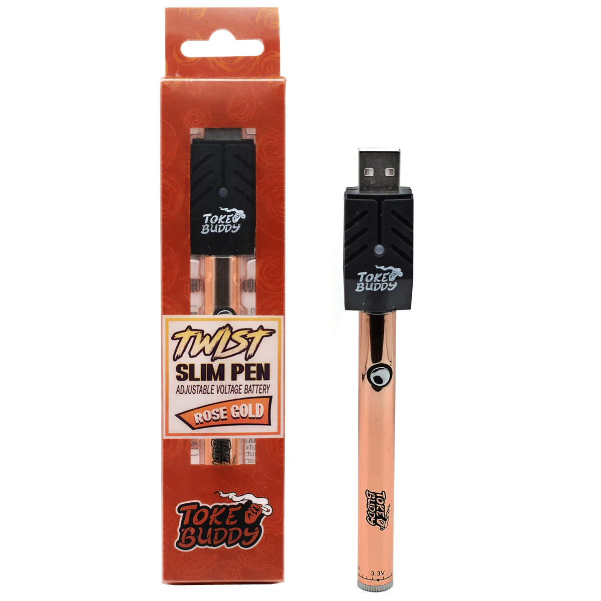 Toke Buddy Twist 510 Thread Cart Vape Pen Battery - Image 17