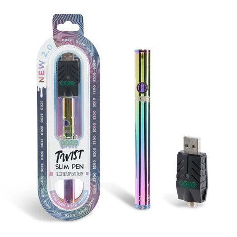 Ooze Twist 2.0 Slim 510 Thread Vape Cart Pen Battery - Image 3