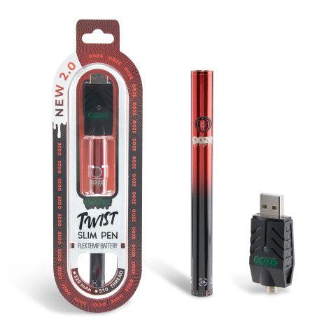 Ooze Twist 2.0 Slim 510 Thread Vape Cart Pen Battery - Image 4